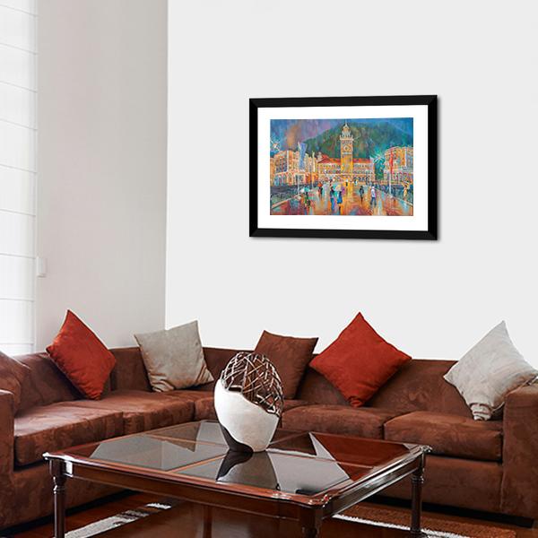 Beautiful Artwork Panoramic Canvas Wall Art-1 Piece-36" x 12"-Tiaracle