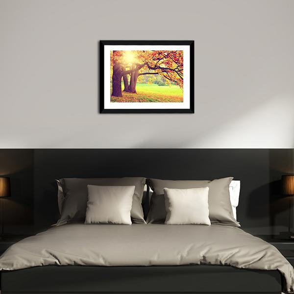 Beautiful Autumn Landscape Canvas Wall Art-3 Horizontal-Gallery Wrap-25" x 16"-Tiaracle