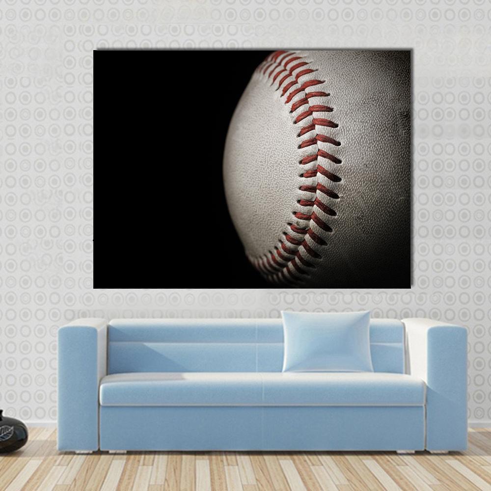 Beautiful Baseball Canvas Wall Art-1 Piece-Gallery Wrap-48" x 32"-Tiaracle