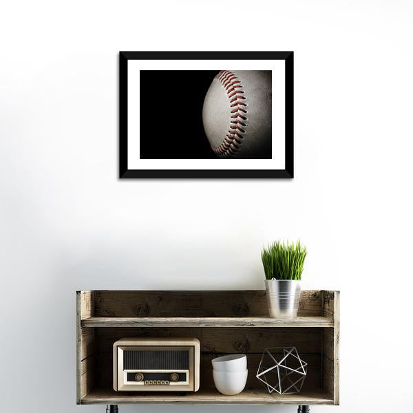 Beautiful Baseball Canvas Wall Art-1 Piece-Framed Print-20&quot; x 16&quot;-Tiaracle