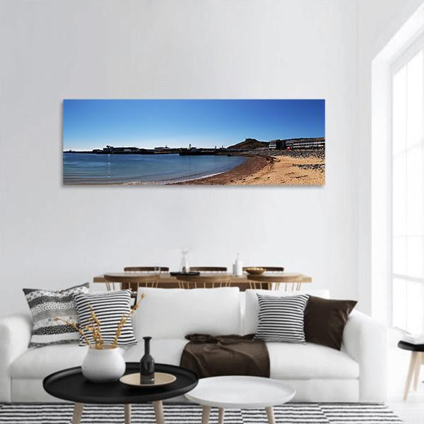 Beautiful Beach View Panoramic Canvas Wall Art-3 Piece-25" x 08"-Tiaracle