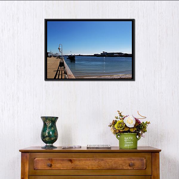 Beautiful Beach View Panoramic Canvas Wall Art-1 Piece-36" x 12"-Tiaracle
