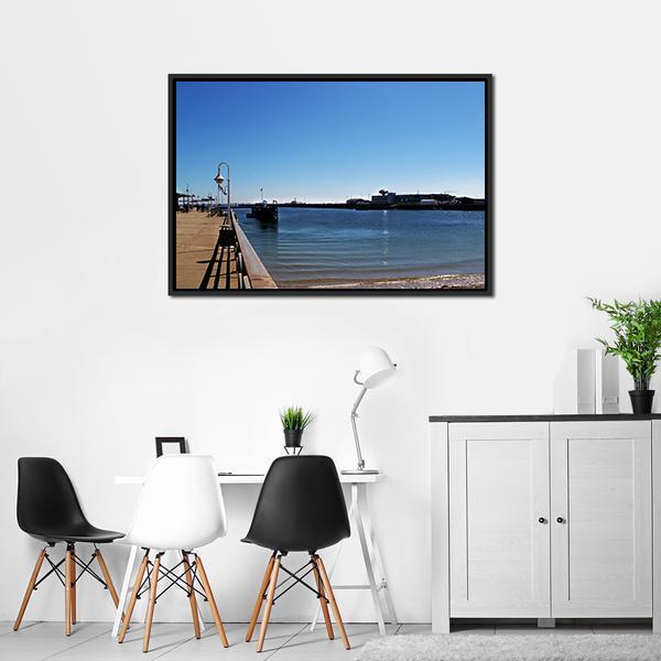 Beautiful Beach View Panoramic Canvas Wall Art-1 Piece-36" x 12"-Tiaracle