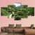 Beautiful Butchart Garden Canvas Wall Art-3 Horizontal-Gallery Wrap-37" x 24"-Tiaracle