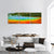 Cerulean Geyser Panoramic Canvas Wall Art-1 Piece-36" x 12"-Tiaracle