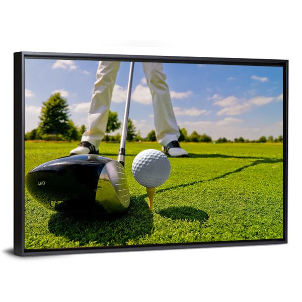 Beautiful Golf Player Canvas Wall Art-3 Horizontal-Gallery Wrap-25&quot; x 16&quot;-Tiaracle