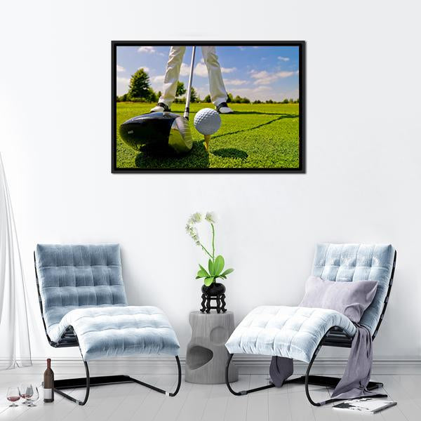 Beautiful Golf Player Canvas Wall Art-3 Horizontal-Gallery Wrap-25&quot; x 16&quot;-Tiaracle