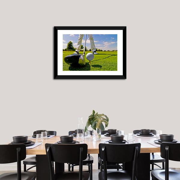 Beautiful Golf Player Canvas Wall Art-3 Horizontal-Gallery Wrap-25&quot; x 16&quot;-Tiaracle