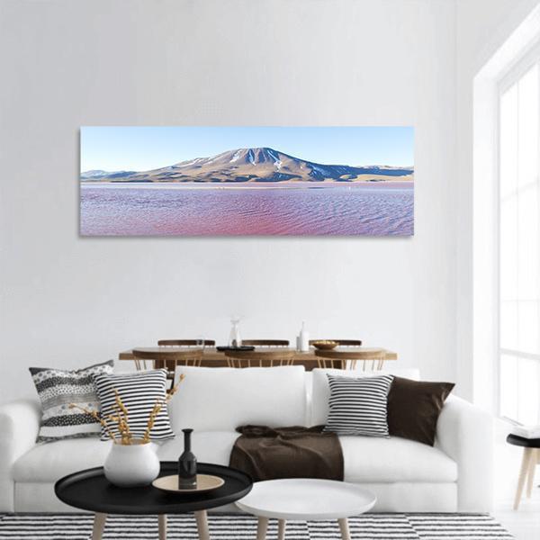 Lake In Bolivia Panoramic Canvas Wall Art-3 Piece-25" x 08"-Tiaracle