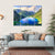 Beautiful Lake In Mountains Canvas Wall Art-4 Horizontal-Gallery Wrap-34" x 24"-Tiaracle