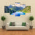 Beautiful Lake In Mountains Canvas Wall Art-5 Pop-Gallery Wrap-47" x 32"-Tiaracle