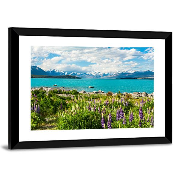 Beautiful Lake Tekapo Canvas Wall Art-3 Horizontal-Gallery Wrap-25" x 16"-Tiaracle