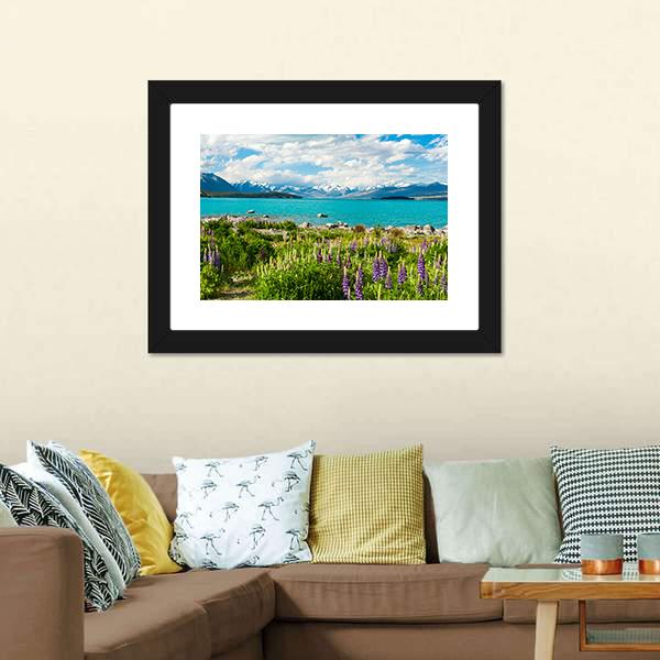 Beautiful Lake Tekapo Canvas Wall Art-3 Horizontal-Gallery Wrap-25" x 16"-Tiaracle