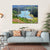 Beautiful Lake View Canvas Wall Art-4 Horizontal-Gallery Wrap-34" x 24"-Tiaracle