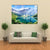 Beautiful Lake With Mountain Canvas Wall Art-4 Pop-Gallery Wrap-50" x 32"-Tiaracle