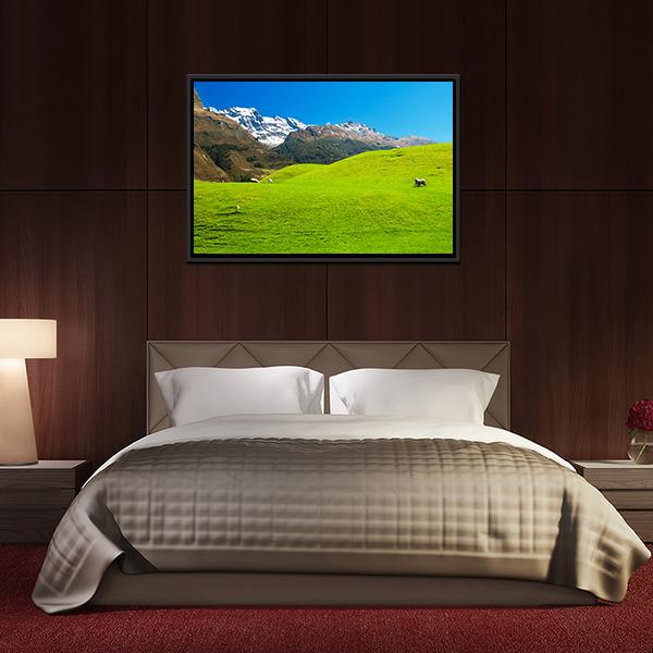 Landscape In New Zealand Canvas Wall Art-3 Horizontal-Gallery Wrap-25" x 16"-Tiaracle