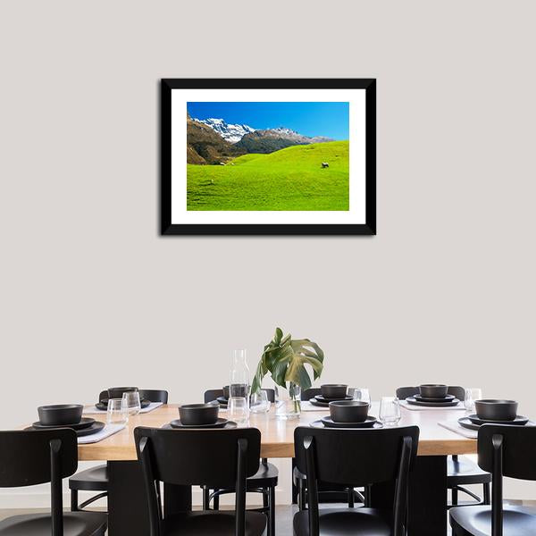 Landscape In New Zealand Canvas Wall Art-3 Horizontal-Gallery Wrap-25" x 16"-Tiaracle