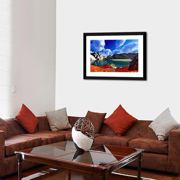 Beautiful Landscape Vertical Canvas Wall Art-3 Vertical-Gallery Wrap-12" x 25"-Tiaracle