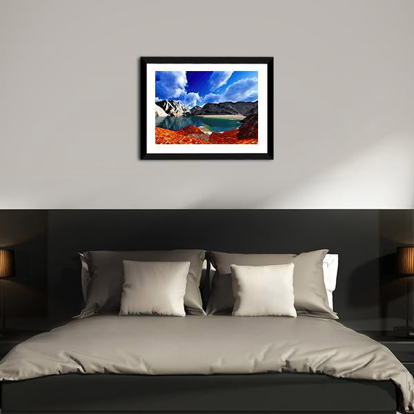 Beautiful Landscape Vertical Canvas Wall Art-3 Vertical-Gallery Wrap-12" x 25"-Tiaracle