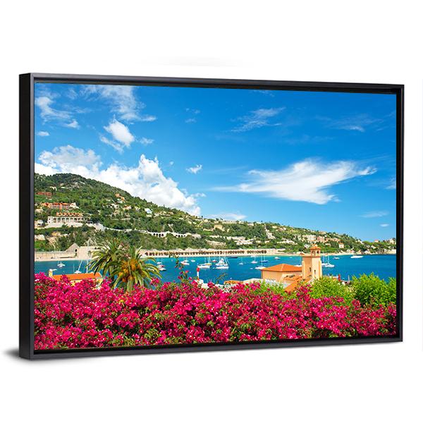 Beautiful Mediterranean Landscape Canvas Wall Art-3 Horizontal-Gallery Wrap-25" x 16"-Tiaracle