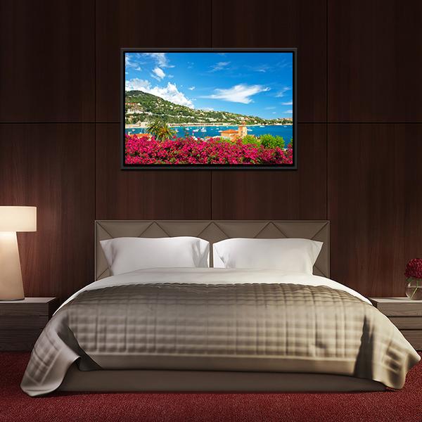 Beautiful Mediterranean Landscape Canvas Wall Art-3 Horizontal-Gallery Wrap-25" x 16"-Tiaracle
