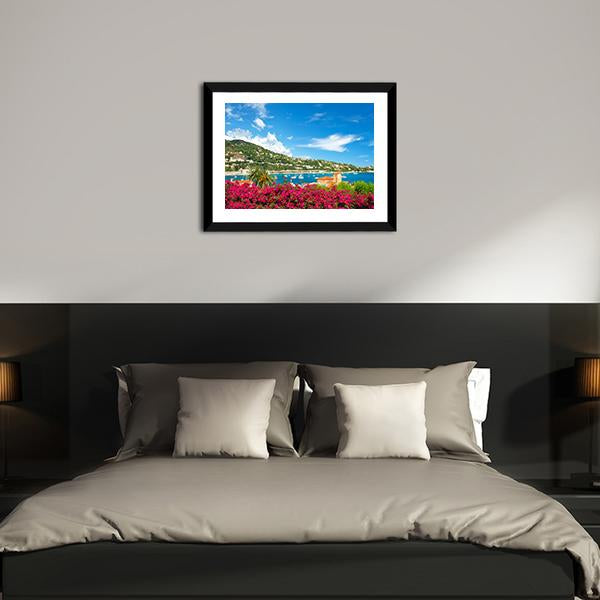 Beautiful Mediterranean Landscape Canvas Wall Art-3 Horizontal-Gallery Wrap-25" x 16"-Tiaracle