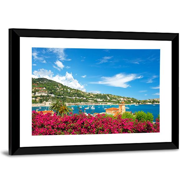 Beautiful Mediterranean Landscape Panoramic Canvas Wall Art-1 Piece-36" x 12"-Tiaracle