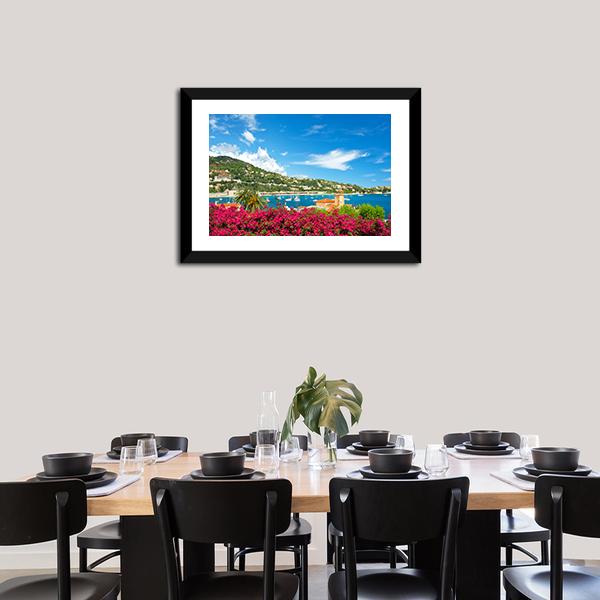 Beautiful Mediterranean Landscape Panoramic Canvas Wall Art-1 Piece-36" x 12"-Tiaracle