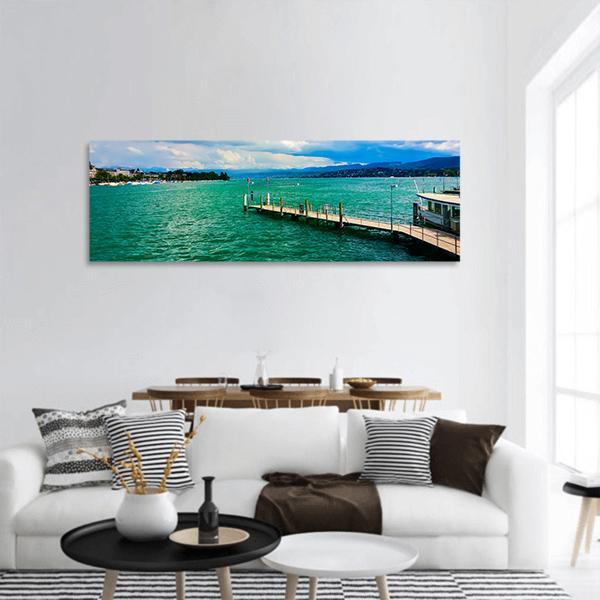 Natural Scenery Panoramic Canvas Wall Art-3 Piece-25" x 08"-Tiaracle