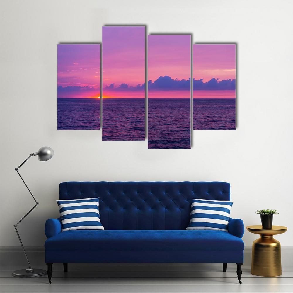 Beautiful Scene In Hawaii Canvas Wall Art-4 Pop-Gallery Wrap-50" x 32"-Tiaracle