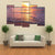 Beautiful Sea Sunset Canvas Wall Art-5 Pop-Gallery Wrap-47" x 32"-Tiaracle