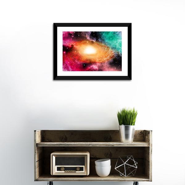 Beautiful Spiral Galaxy Canvas Wall Art-3 Horizontal-Gallery Wrap-25" x 16"-Tiaracle