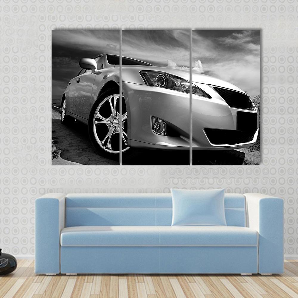 Beautiful Sports Car Canvas Wall Art-3 Horizontal-Gallery Wrap-37" x 24"-Tiaracle