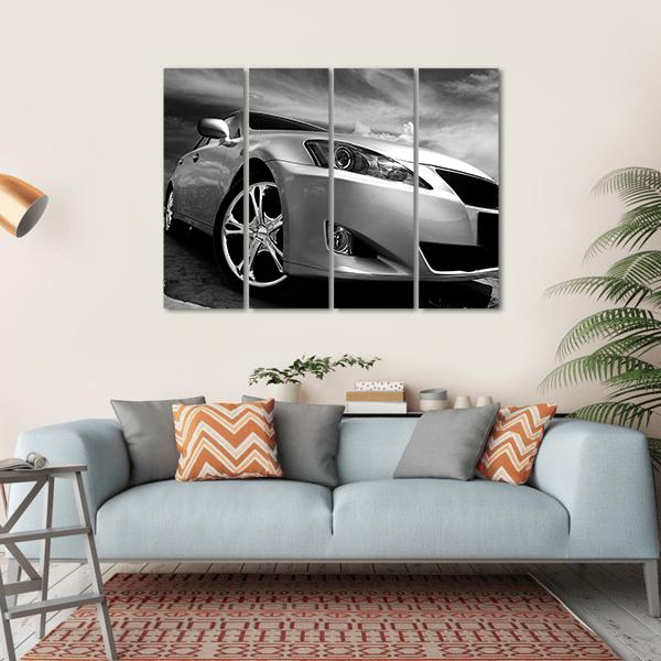 Beautiful Sports Car Canvas Wall Art-4 Horizontal-Gallery Wrap-34" x 24"-Tiaracle
