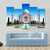 Beautiful Taj Mahal Canvas Wall Art-5 Pop-Gallery Wrap-47" x 32"-Tiaracle