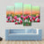 Beautiful Tulips Field Canvas Wall Art-4 Pop-Gallery Wrap-50" x 32"-Tiaracle