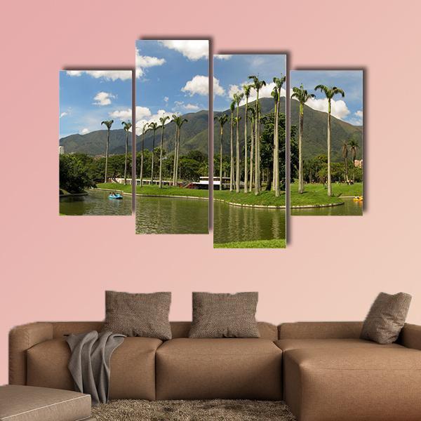 East Park Venezuela Canvas Wall Art-4 Pop-Gallery Wrap-50" x 32"-Tiaracle