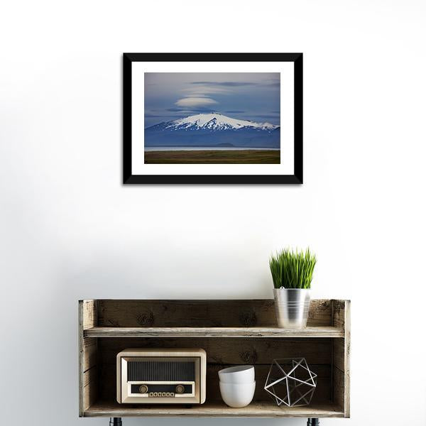 Beautiful View Of Iceland Canvas Wall Art-1 Piece-Framed Print-20" x 16"-Tiaracle