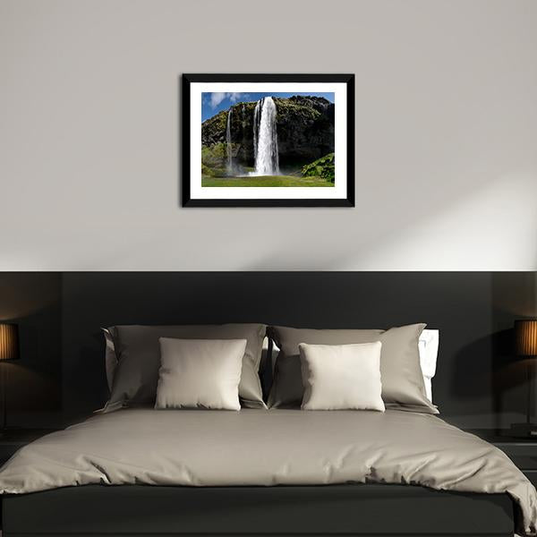Beautiful Waterfall Canvas Wall Art-3 Horizontal-Gallery Wrap-25" x 16"-Tiaracle