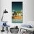 Island In The Sea Vertical Canvas Wall Art-3 Vertical-Gallery Wrap-12" x 25"-Tiaracle