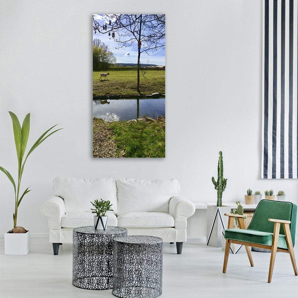 Beauty Of Nature Vertical Canvas Wall Art-1 Vertical-Gallery Wrap-12" x 24"-Tiaracle