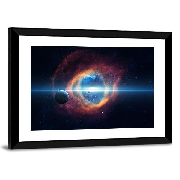 Beauty Of Space Canvas Wall Art-5 Horizontal-Gallery Wrap-22" x 12"-Tiaracle