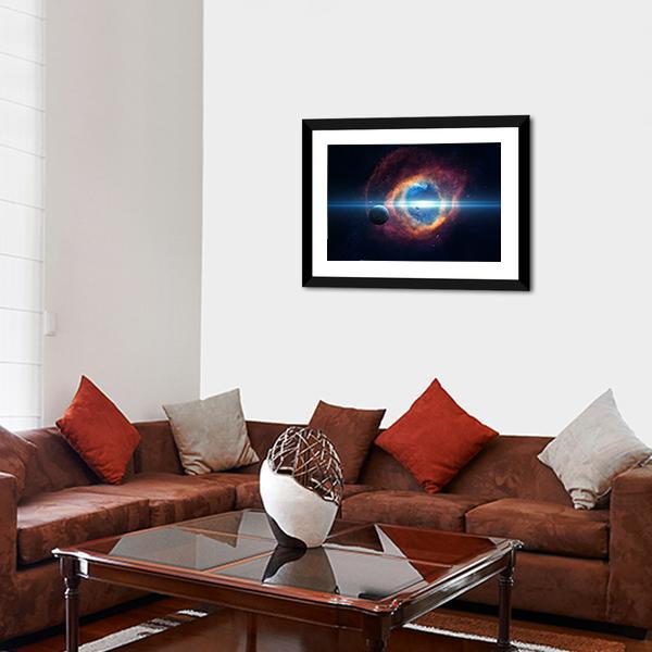 Beauty Of Space Canvas Wall Art-5 Horizontal-Gallery Wrap-22" x 12"-Tiaracle