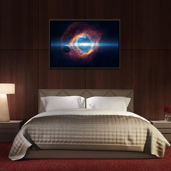 Beauty Of Space Panoramic Canvas Wall Art-1 Piece-36" x 12"-Tiaracle