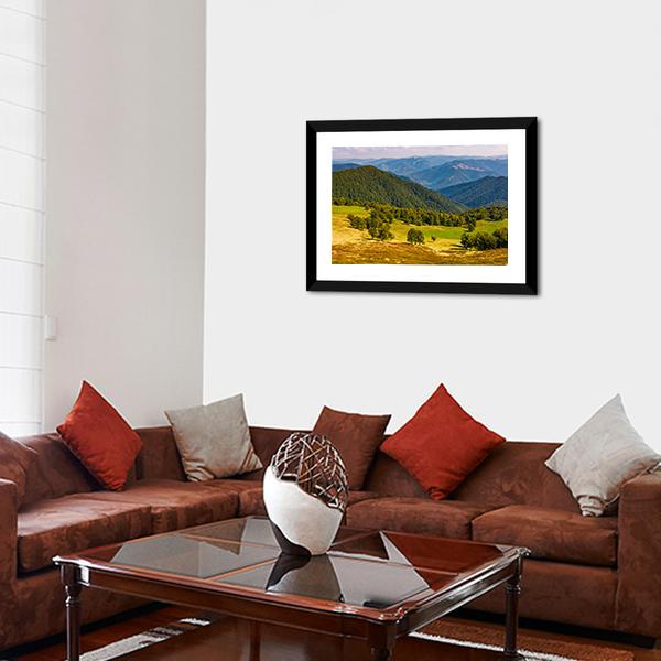 Beech Trees On Hill Canvas Wall Art-3 Horizontal-Gallery Wrap-25" x 16"-Tiaracle