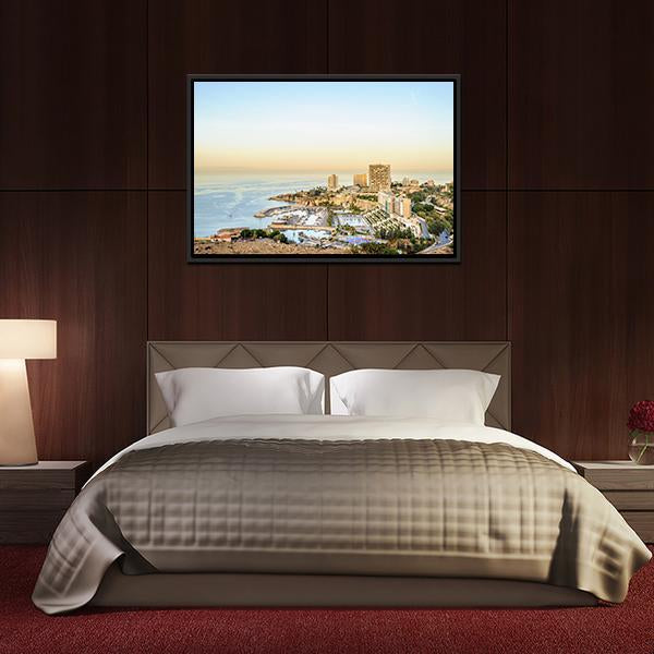 Beirut Cityscape Lebanon Panoramic Canvas Wall Art-1 Piece-36" x 12"-Tiaracle