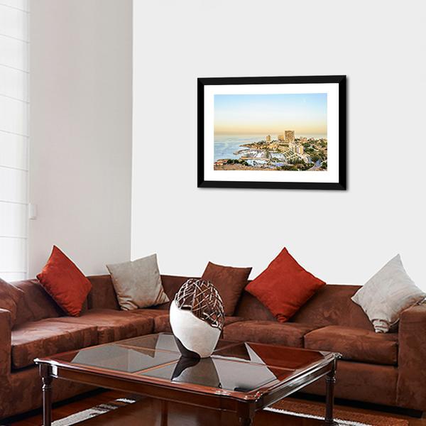 Beirut Cityscape Lebanon Panoramic Canvas Wall Art-1 Piece-36" x 12"-Tiaracle