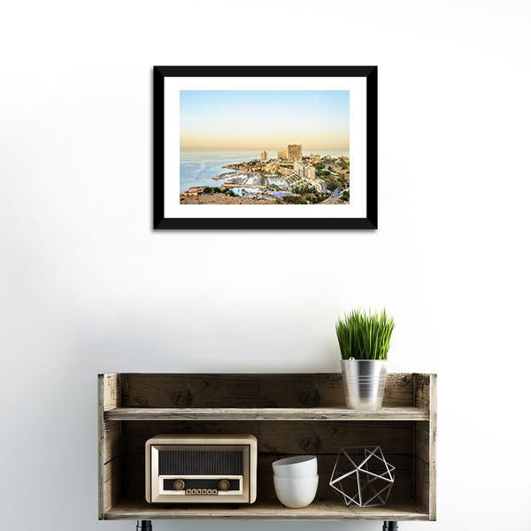 Beirut Cityscape Lebanon Panoramic Canvas Wall Art-1 Piece-36" x 12"-Tiaracle
