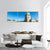 Belem Tower In Lisbon Panoramic Canvas Wall Art-3 Piece-25" x 08"-Tiaracle