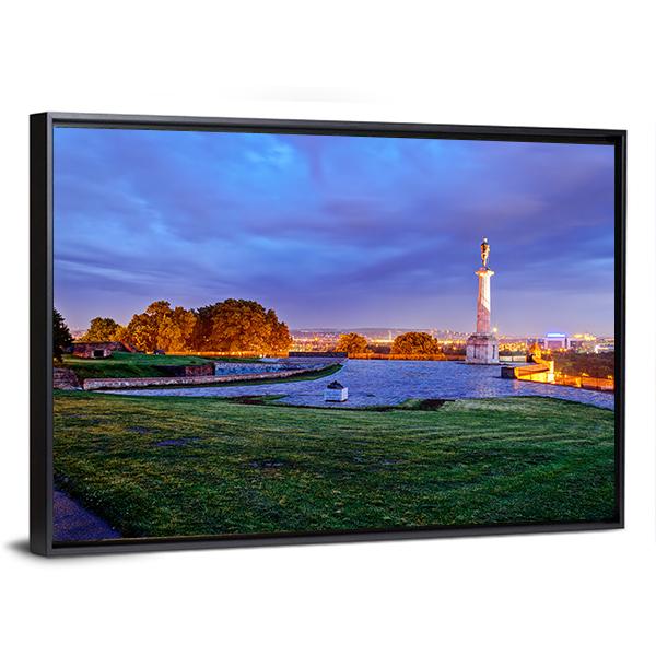 Belgrade Fortress Canvas Wall Art-3 Horizontal-Gallery Wrap-25" x 16"-Tiaracle